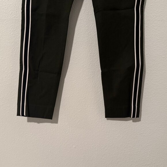 Banana Republic Sloan Olive Green Side Stripe Ankle Pants Size 2 (30x28) EUC - Picture 5 of 14
